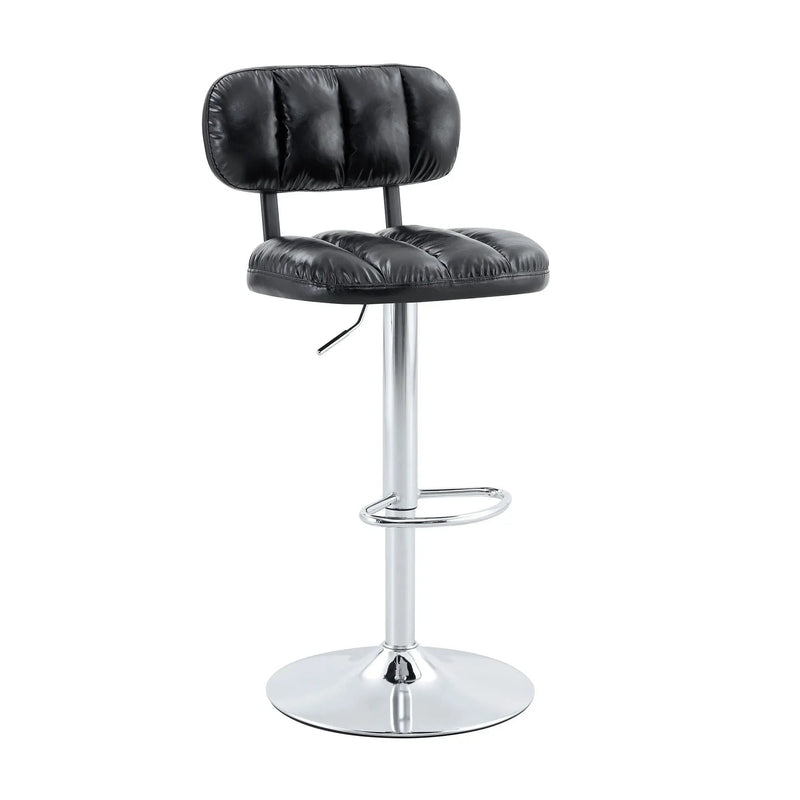 Adjustable Height Bar Stools With Footrest For Kitchen Island (Set of 2) by Unique Piece Furniture