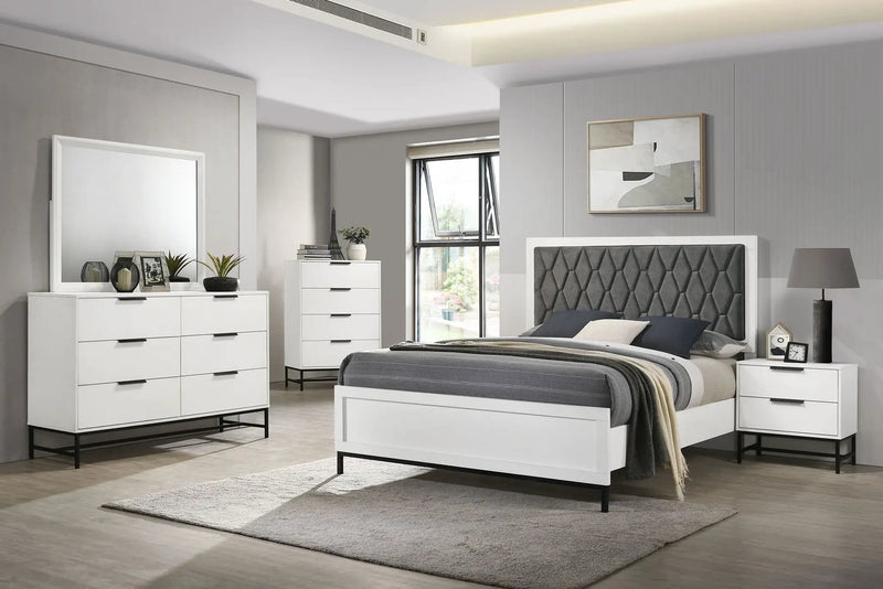 Sonora 5-piece Queen Bedroom Set White by Unique Piece Furniture