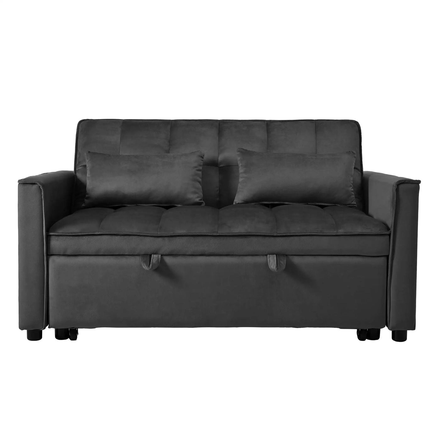 3 In 1 Pull Out Couch Convertible Sofa Bed With Reclining Backrest by Unique Piece Furniture