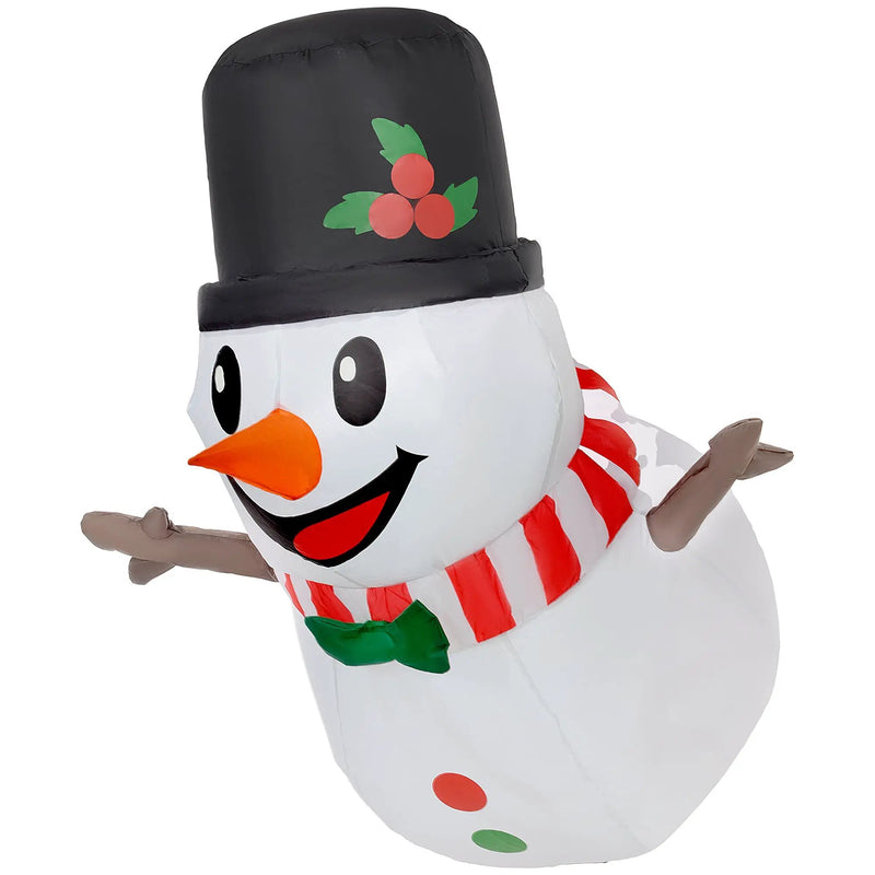 3.4' Inflatable Hanging Snowman Christmas Display by HouseOfZazla