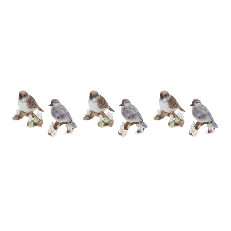 Bird on branch figurine (set of 6), photo 3 of 3