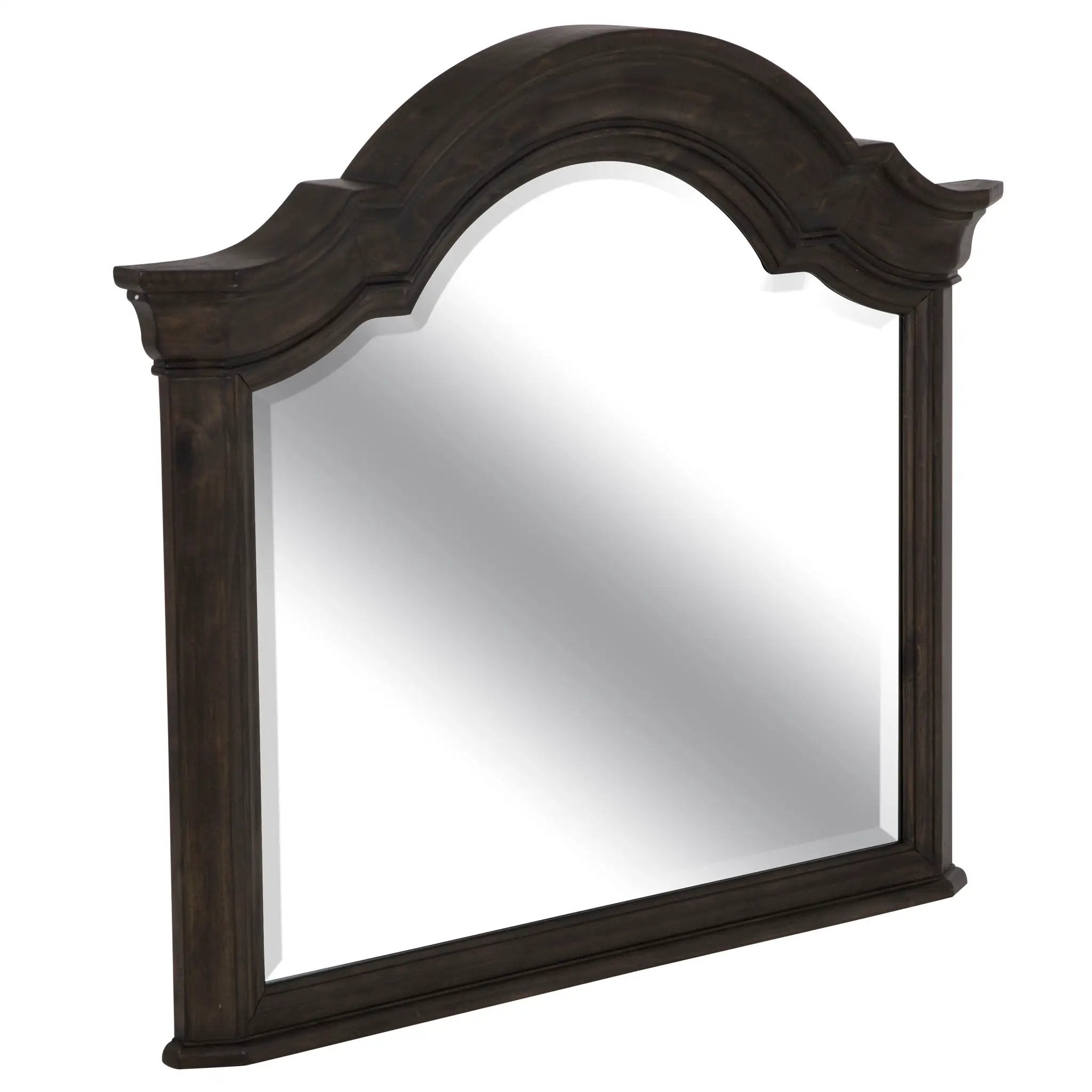 Bellamy - Shaped Mirror - Peppercorn by Unique Piece Furniture
