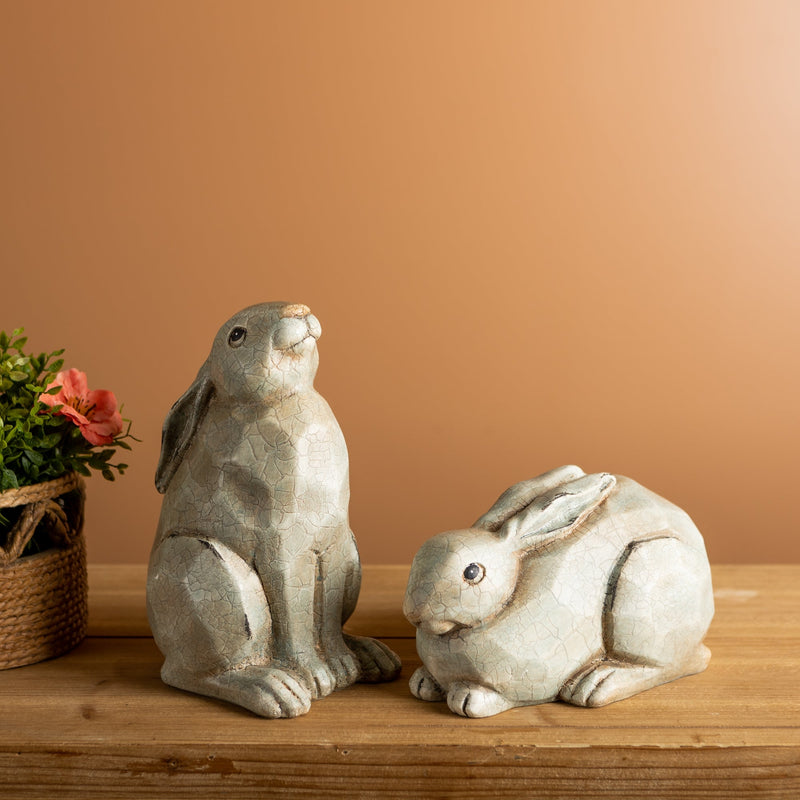 Bunny rabbit figurine (set of 2), photo 2 of 2