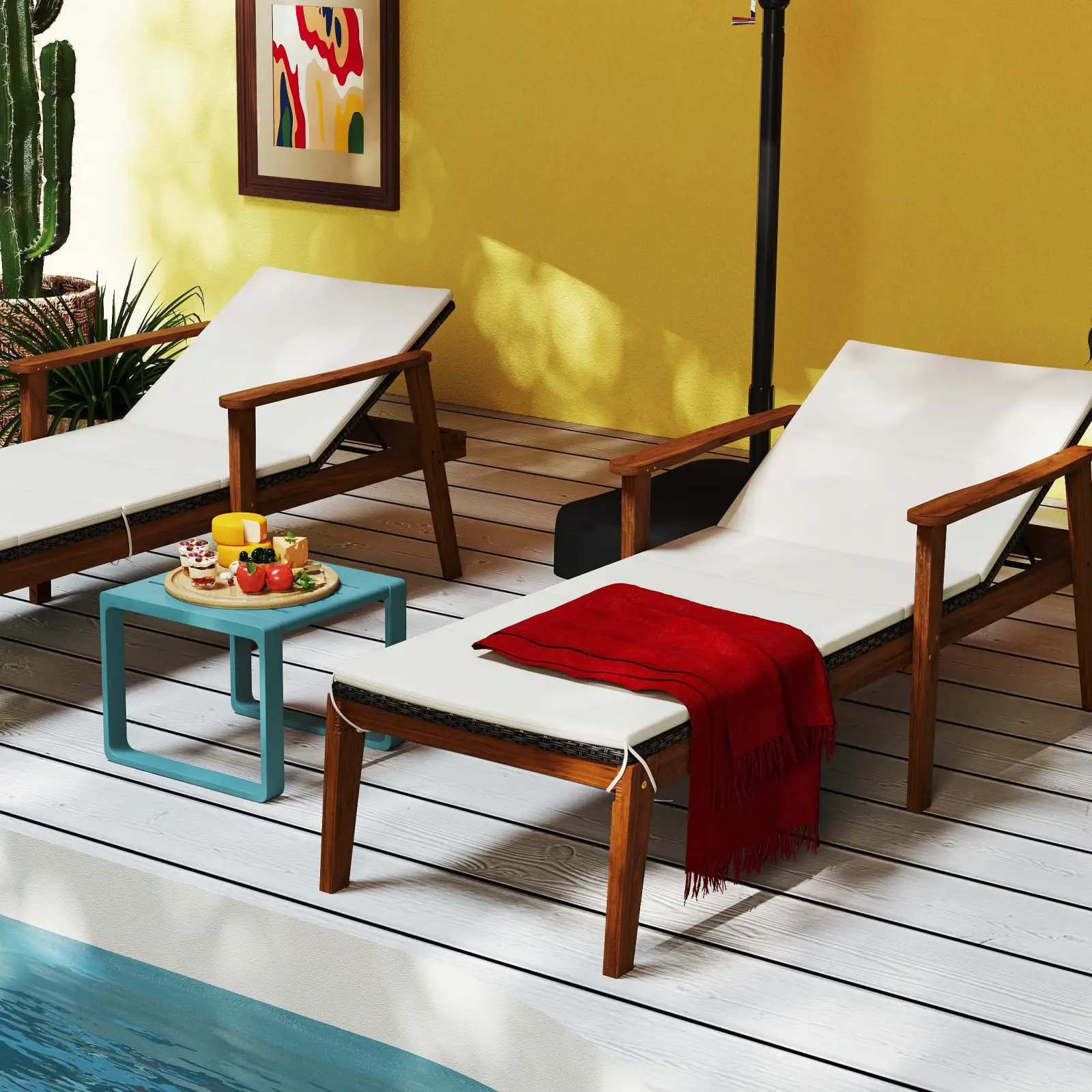 7 Pieces Outdoor Relaxation Bundle - Complete Patio Set by DirectDeals