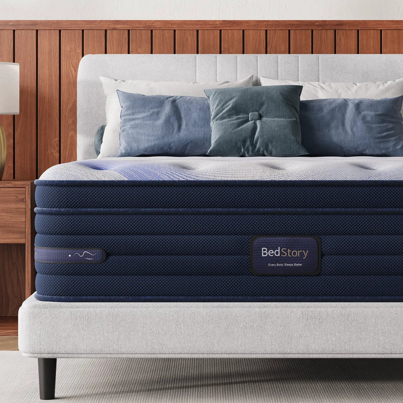 Bedstory Spine Align Pro 14" Twin Firm Pressure Relieving Cooling Hybrid Mattress by HouseOfZazla