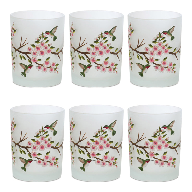 Glass Hummingbird Votive Candle Holder (Set of 6), photo 2 of 2