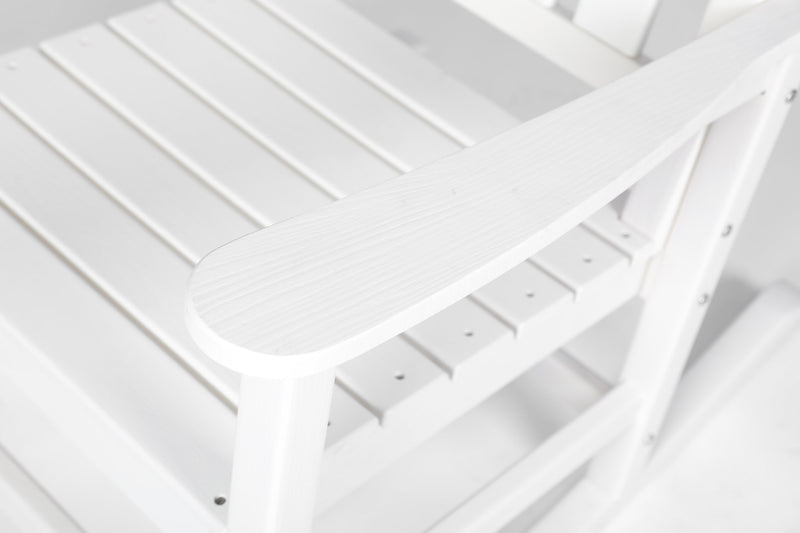 Oversized Rocking Chair with Wood-Texture Outdoor Design by HouseOfZazla