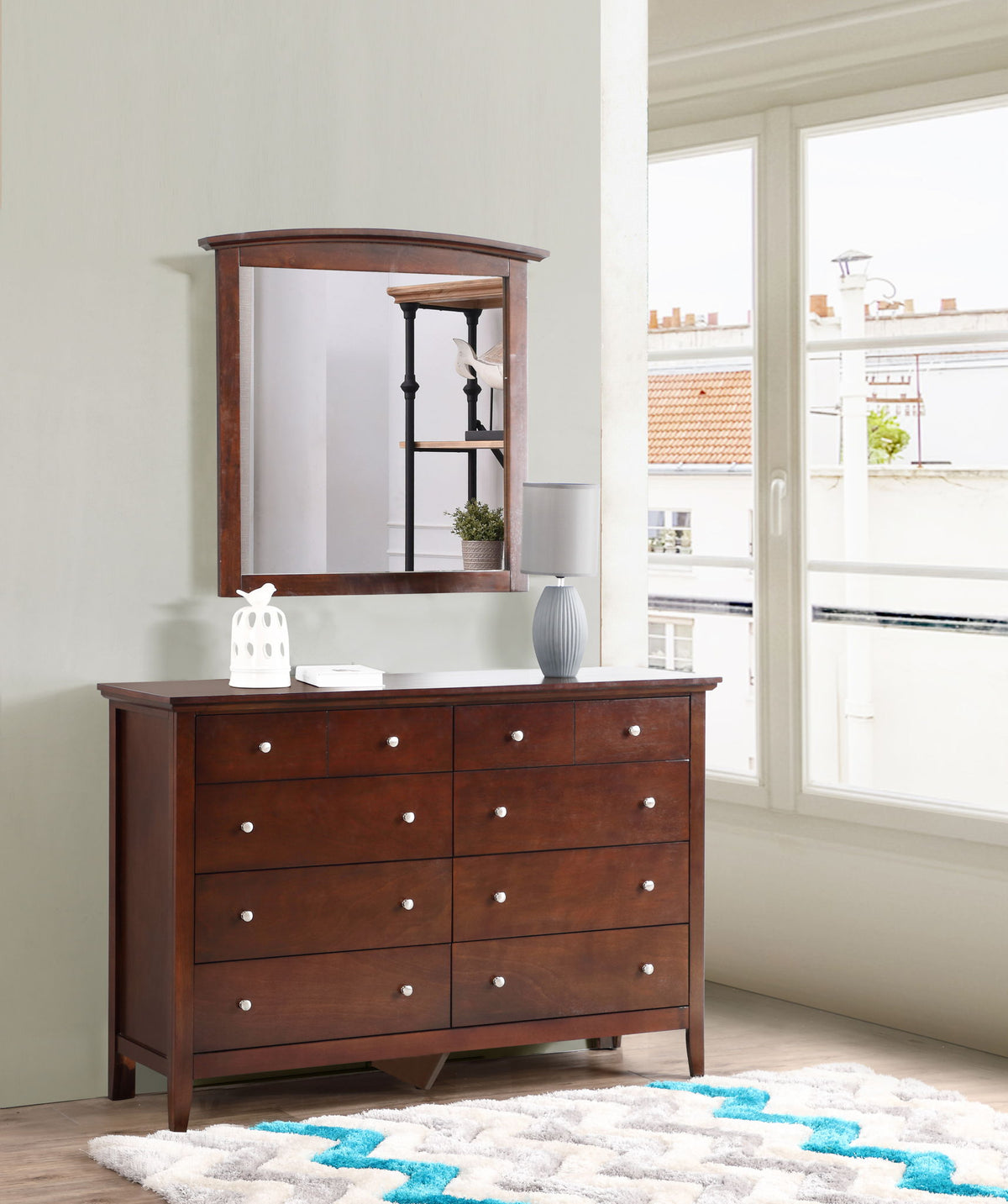 Elegant Casual Dresser with Real Wood Veneers - Multiple Colors, photo 4 of 35