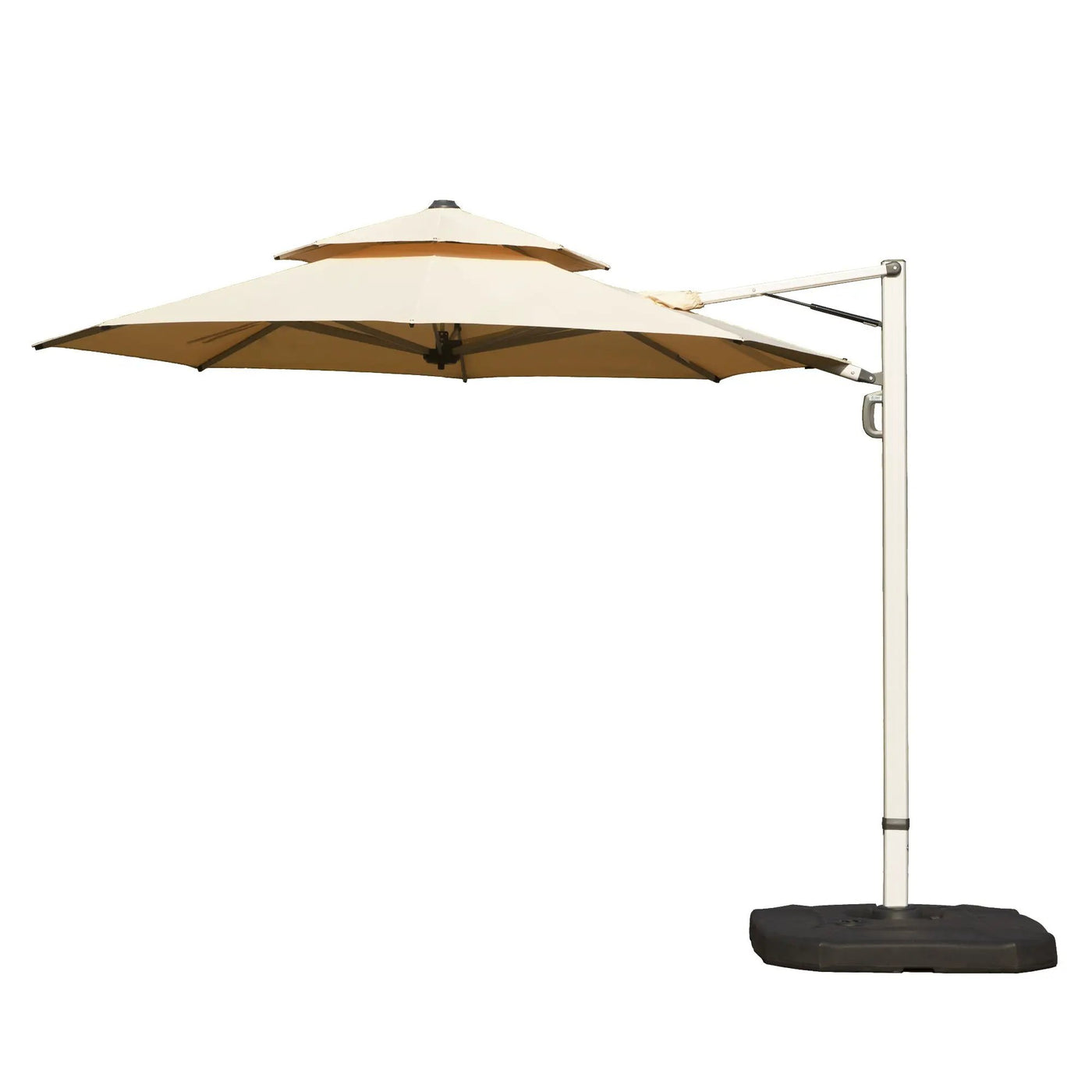 Round Cantilever Umbrella with Center Pole by HouseOfZazla