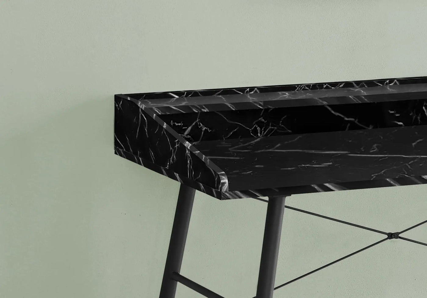 Computer Desk For Home Office With Laptop Storage Shelves by HouseOfZazla