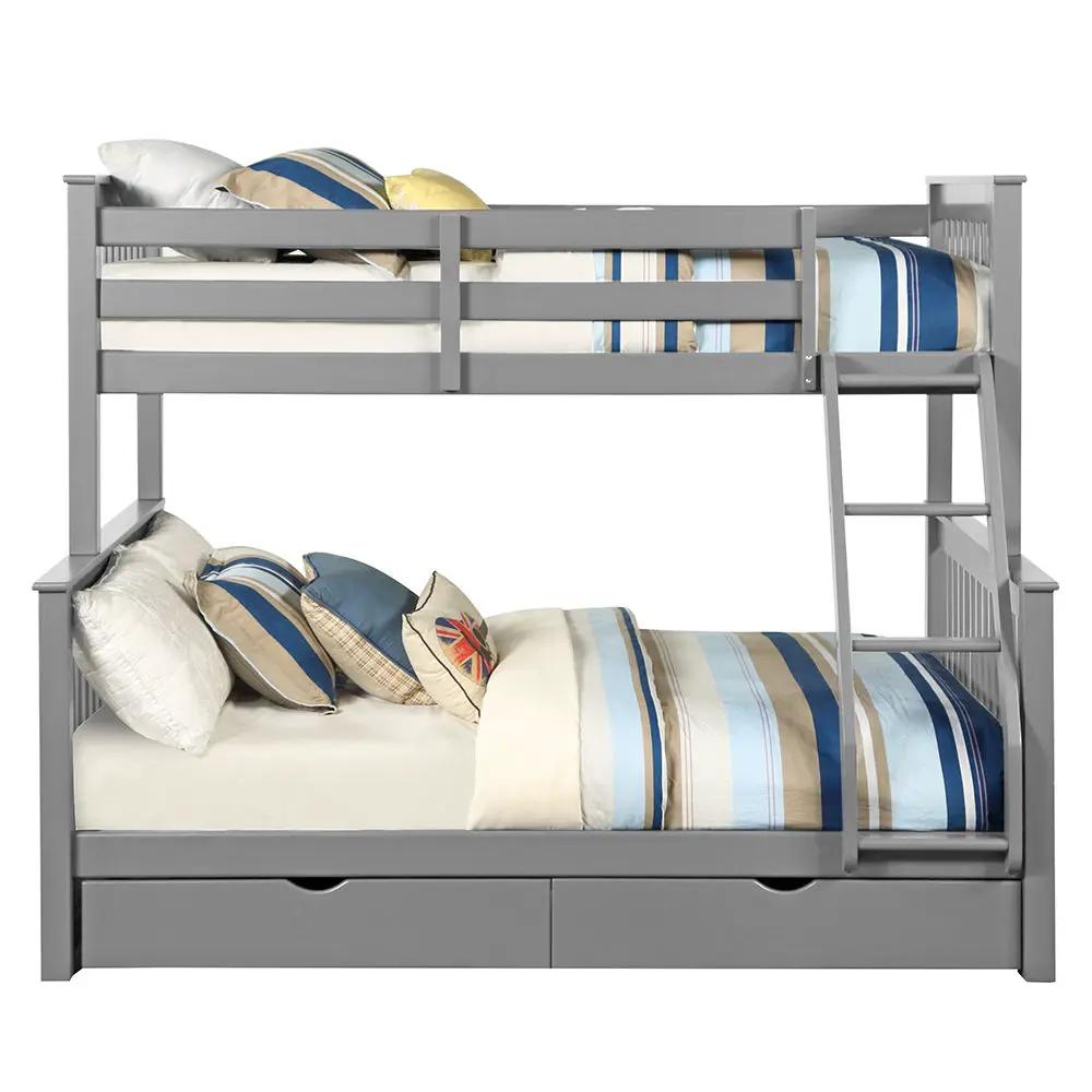 Haley II - Twin Over Full Bunk Bed With Storage by Unique Piece Furniture