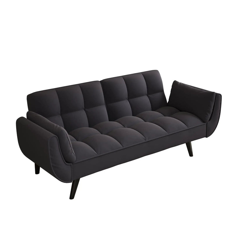 Sofa Soft Two Armrests Throw Pillow Pillow Comfortable Fit Apartment Bedroom Small Space by Unique Piece Furniture