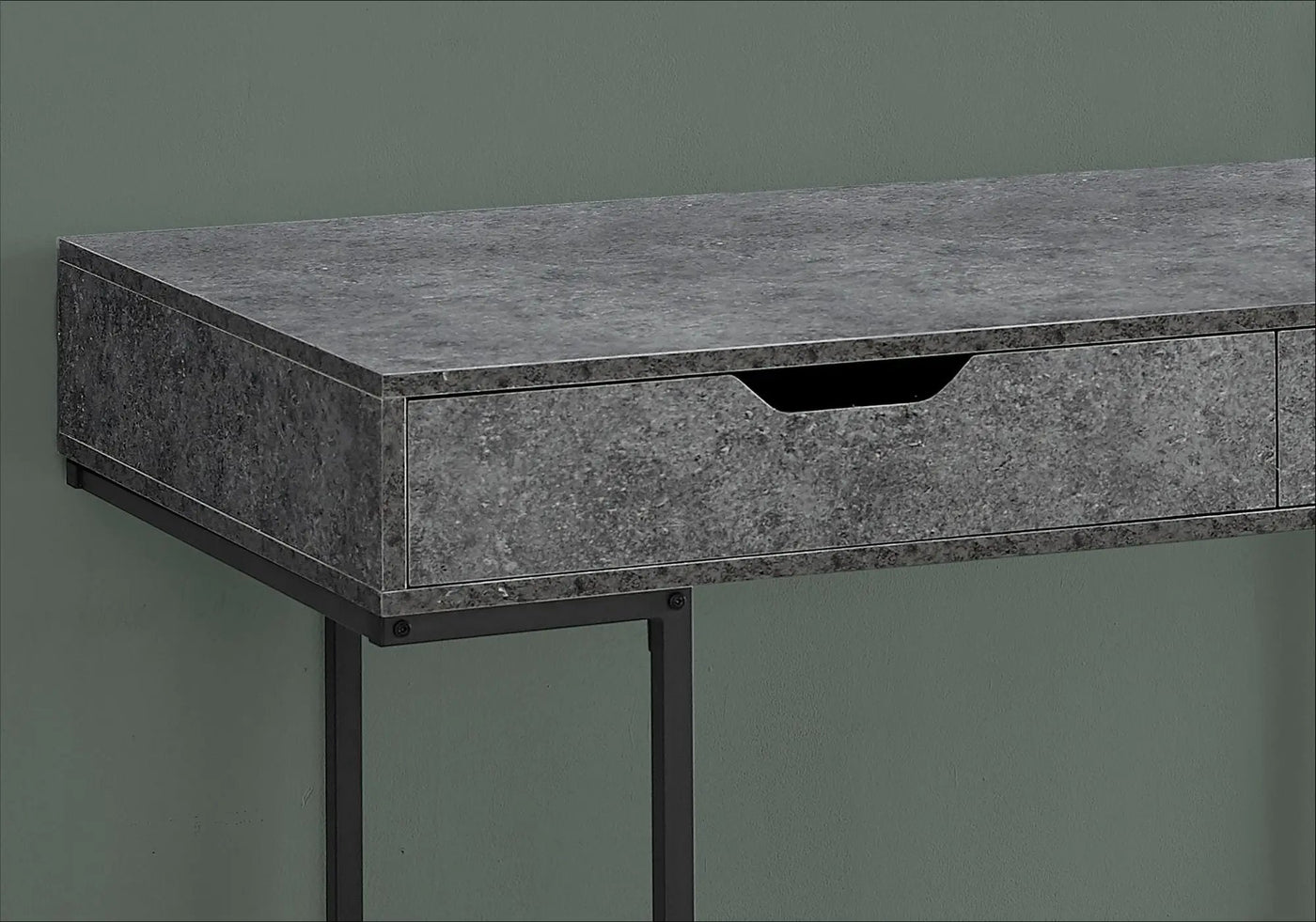 Computer Desk For Home Office, Laptop, Storage Drawers, Contemporary & Modern by HouseOfZazla