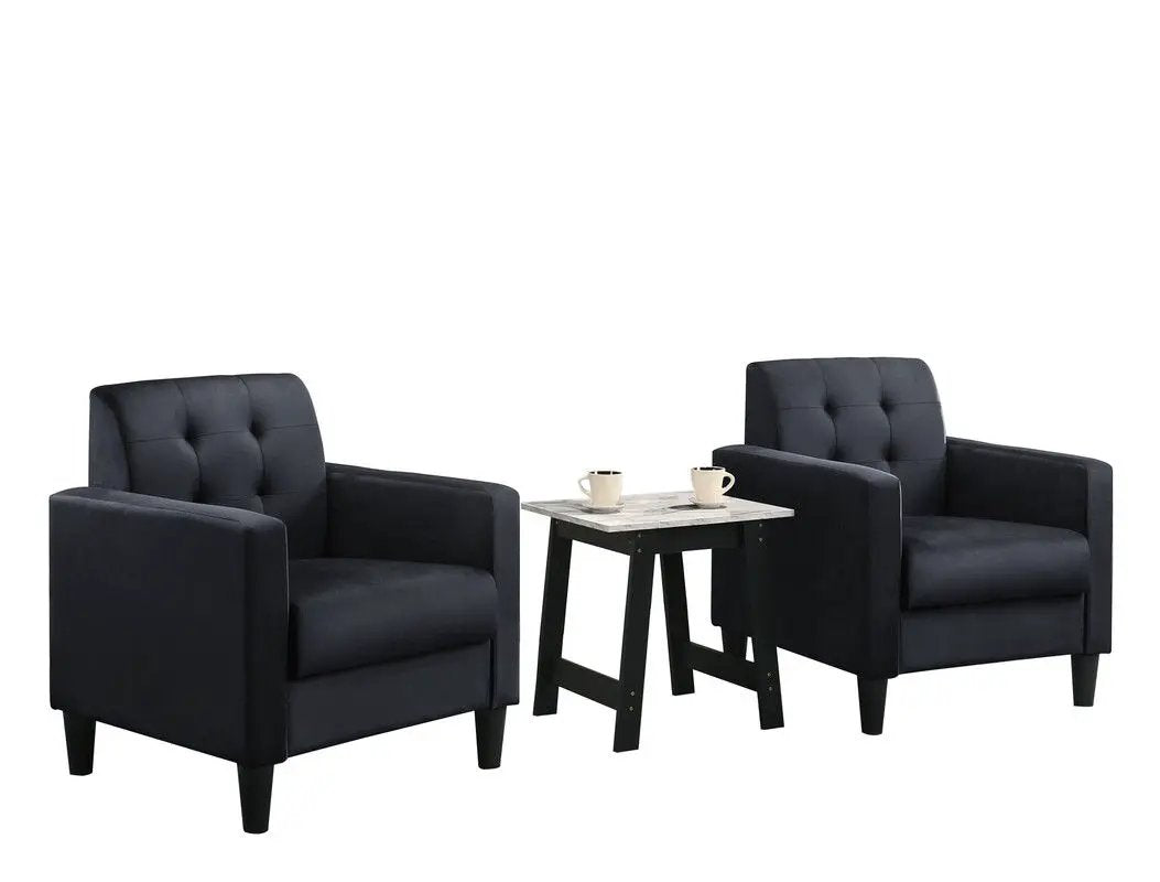 Hale - Armchairs And End Table Living Room (Set of 3) by Unique Piece Furniture