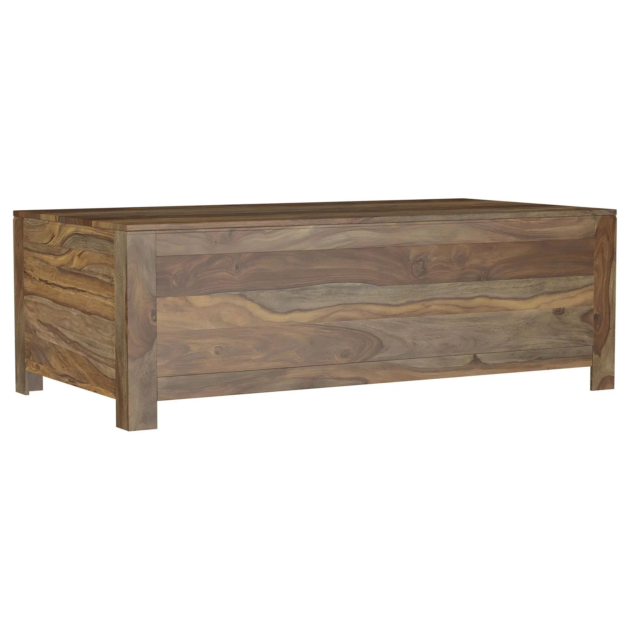 Esther 6-drawer Solid Wood Coffee Table Natural Sheesham by Unique Piece Furniture
