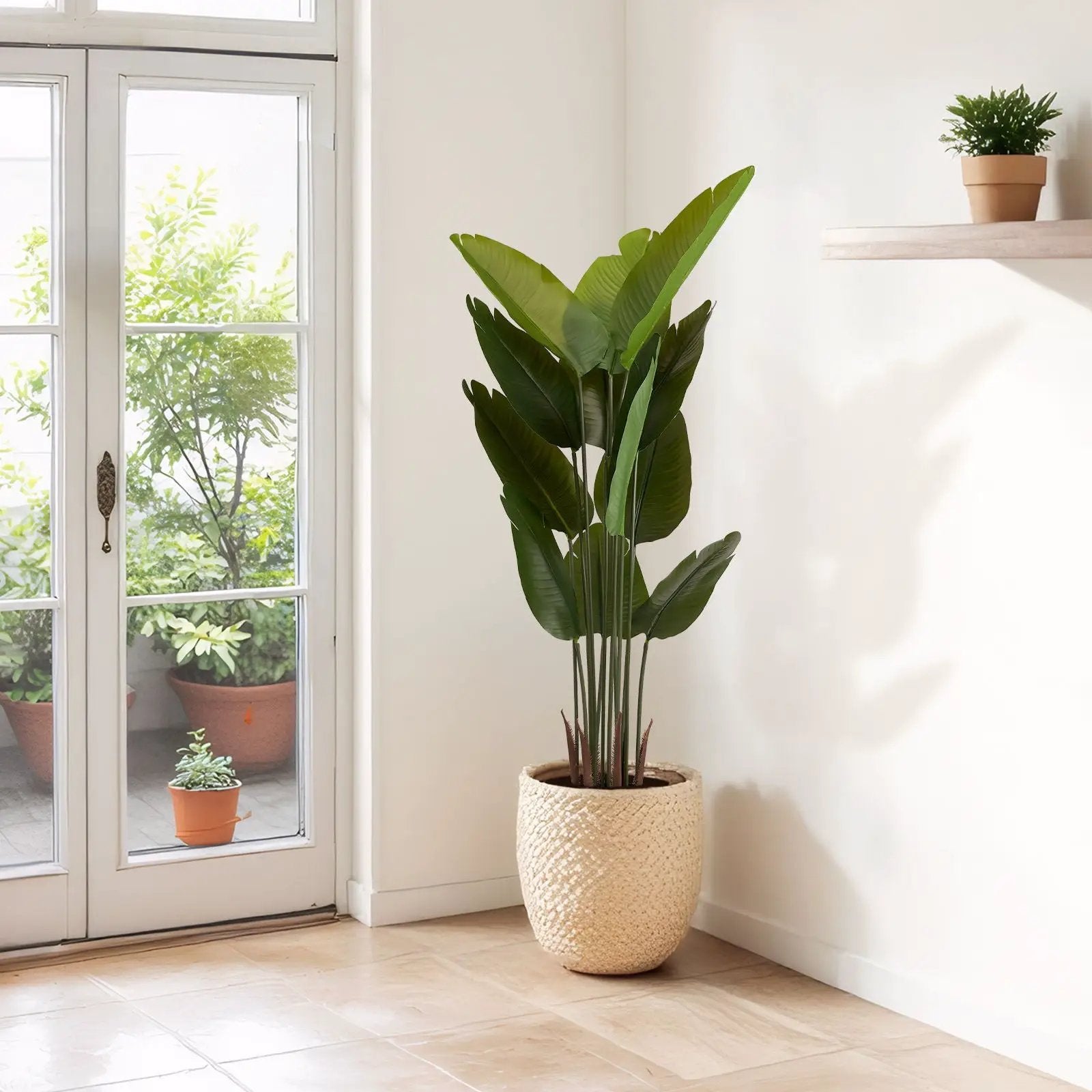 Artificial Plant For Indoor And Outdoor Decoration (Set of 2) by HouseOfZazla