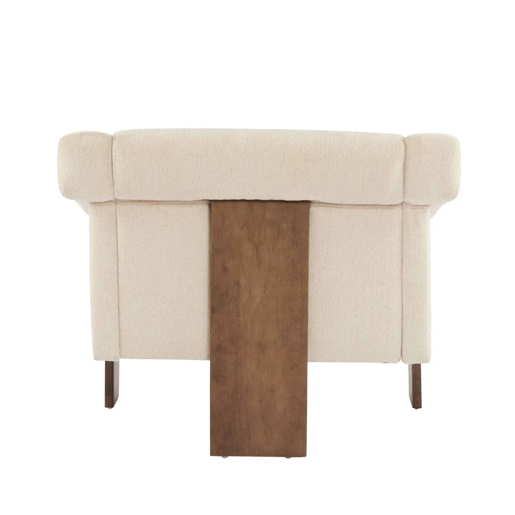 Sierra - Vintage Modern Accent Chair With Deep Cushions And Wide Armrests by HouseOfZazla