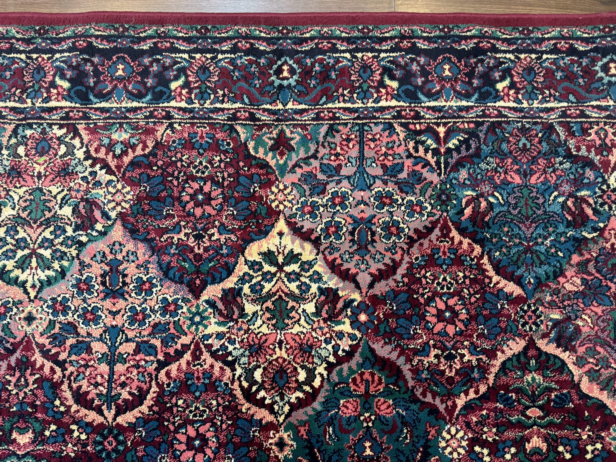 Multicolor Panel Kirman Rug 8x11 by Jewel Rugs