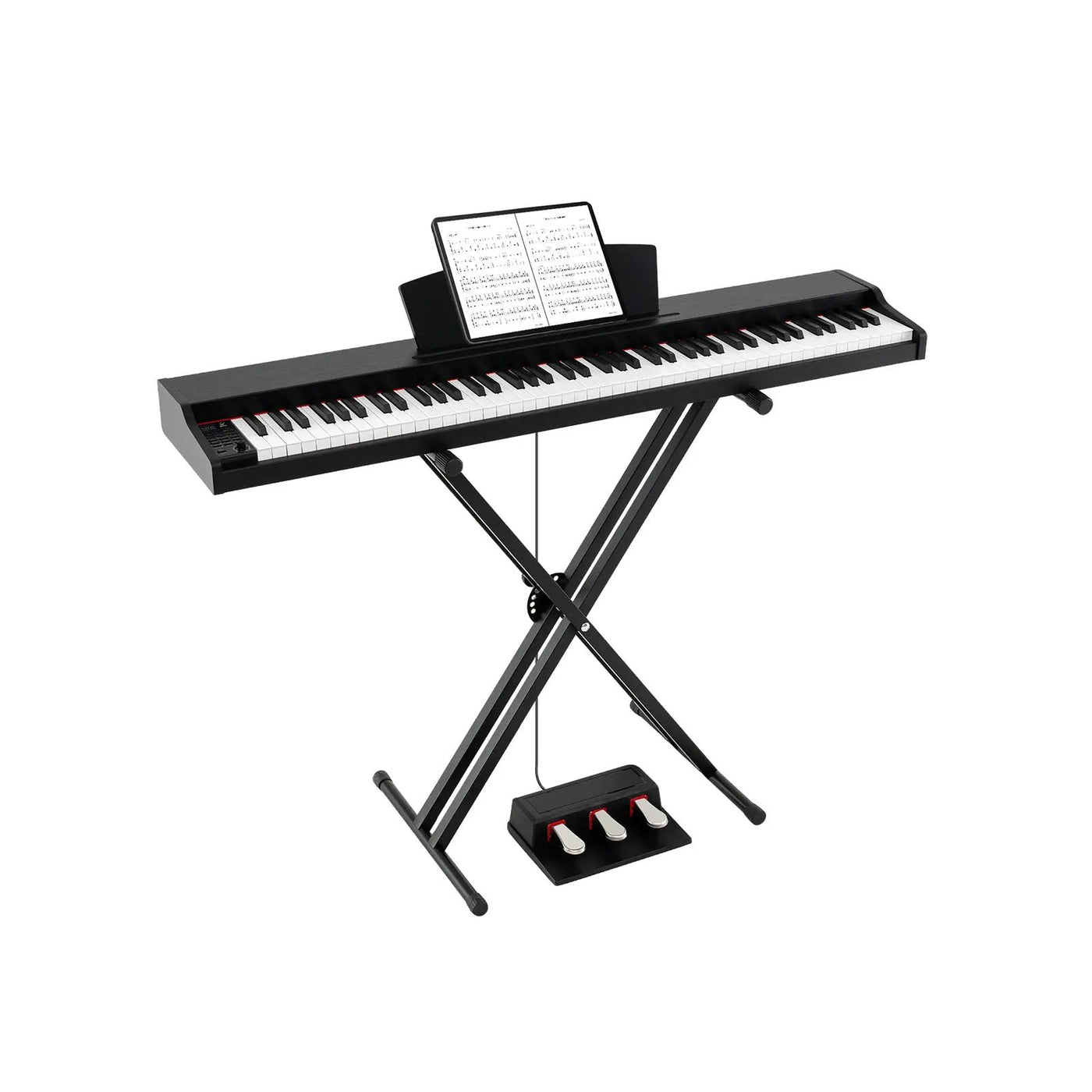 88-Key Keyboard Piano Set with Adjustable Stand by DirectDeals