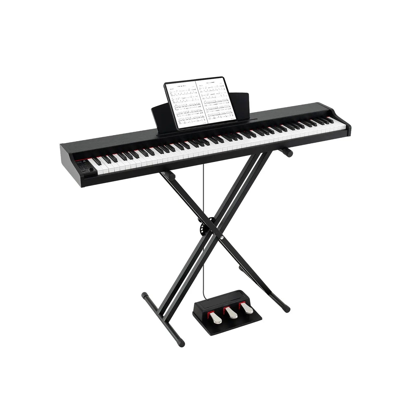 88-Key Keyboard Piano Set with Adjustable Stand by DirectDeals