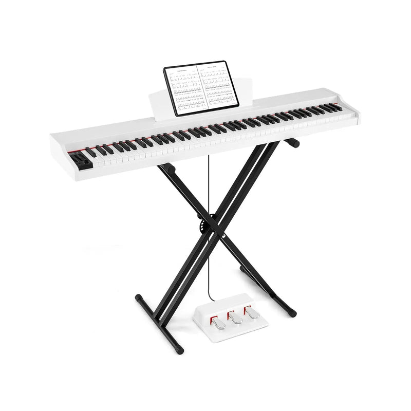 88-Key Keyboard Piano Set with Adjustable Stand by DirectDeals
