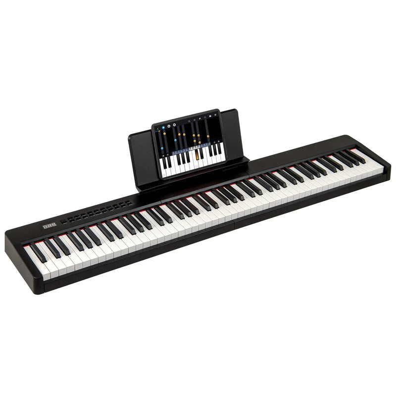 88 Keys Velocity-Sensitive Piano Keyboard with French DREAM Audio Source-Black by DirectDeals