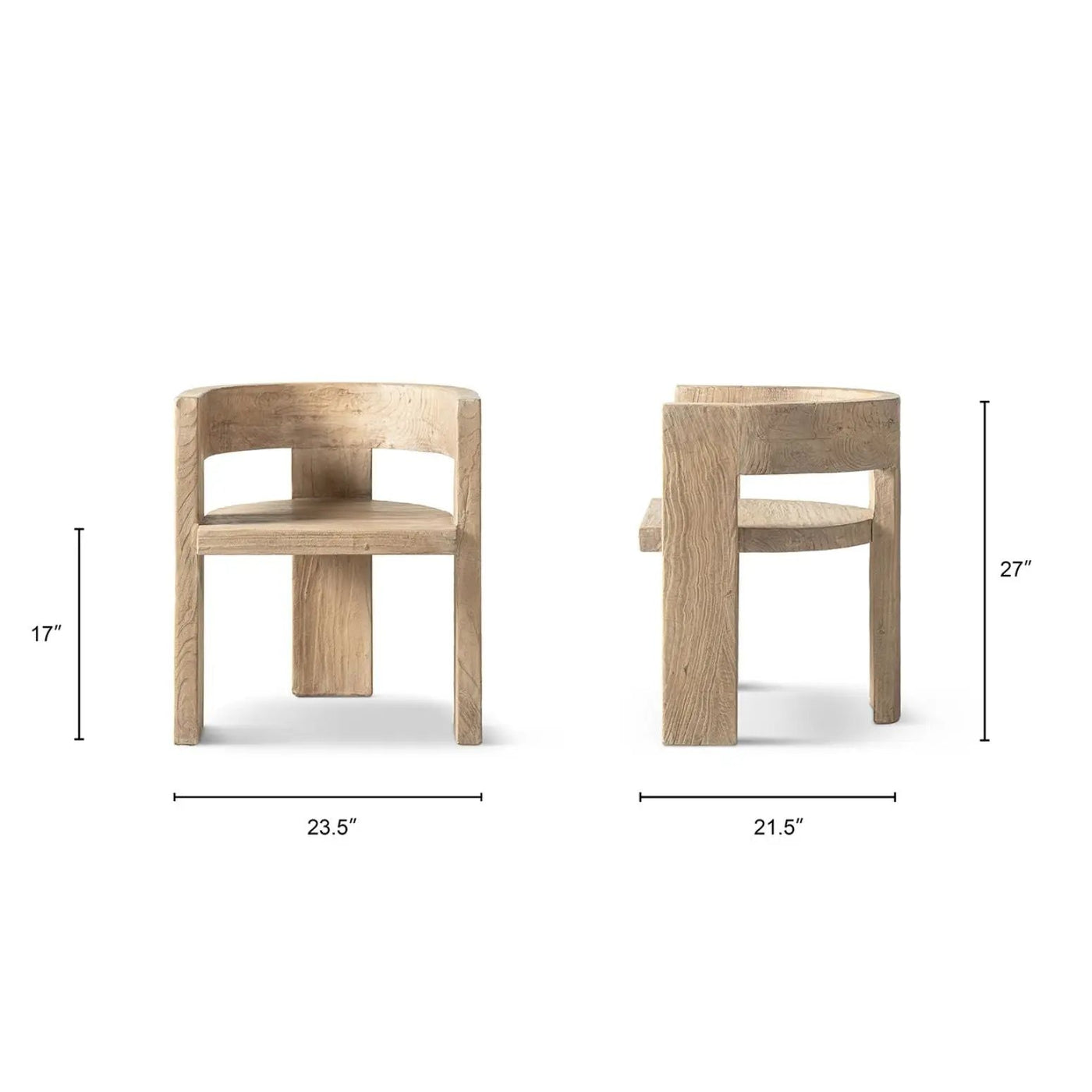 Soren - Accent Curved Dining Chair by HouseOfZazla