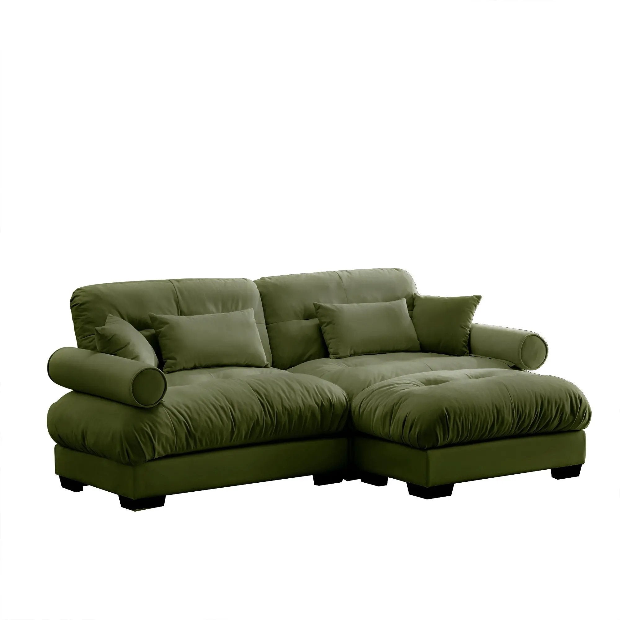 Super Comfort Oversized Modular Sectional Sofa With Movable Ottoman by Unique Piece Furniture