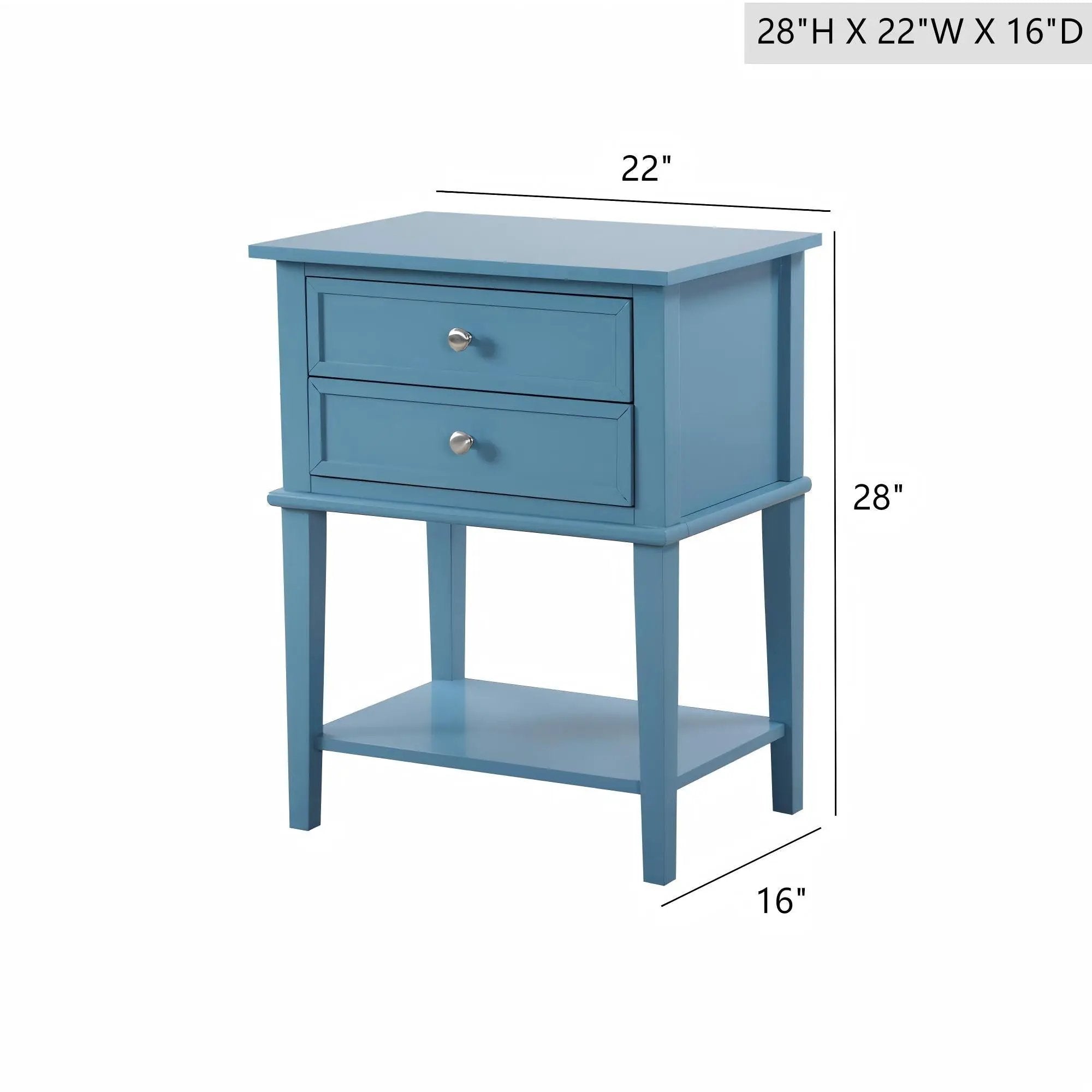 Vibrant Contemporary Nightstand by Unique Piece Furniture