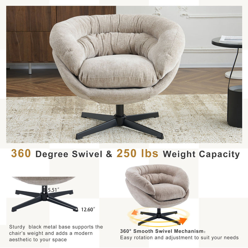 Modern Office Chair With 360 Degree Swivel by HouseOfZazla