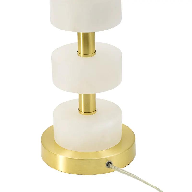 13x13x26 Marble Table Lamp by HouseOfZazla