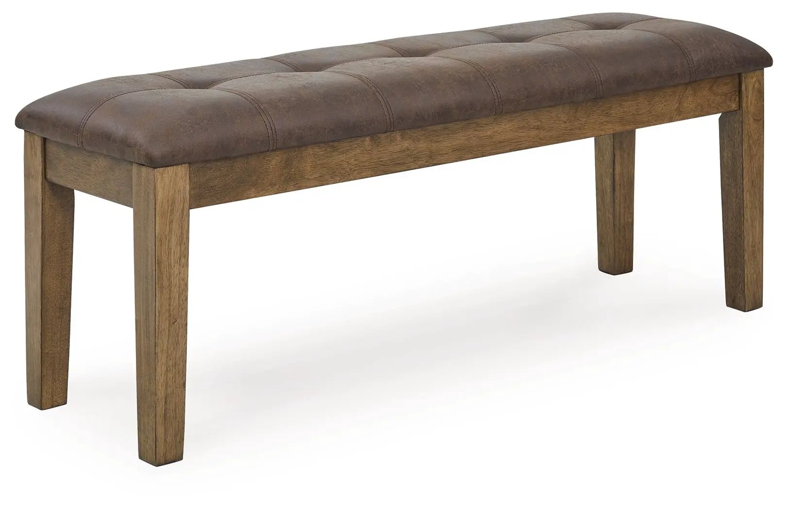 Urbinforte - Large Upholstered Dining Room Bench - Light Brown by Unique Piece Furniture