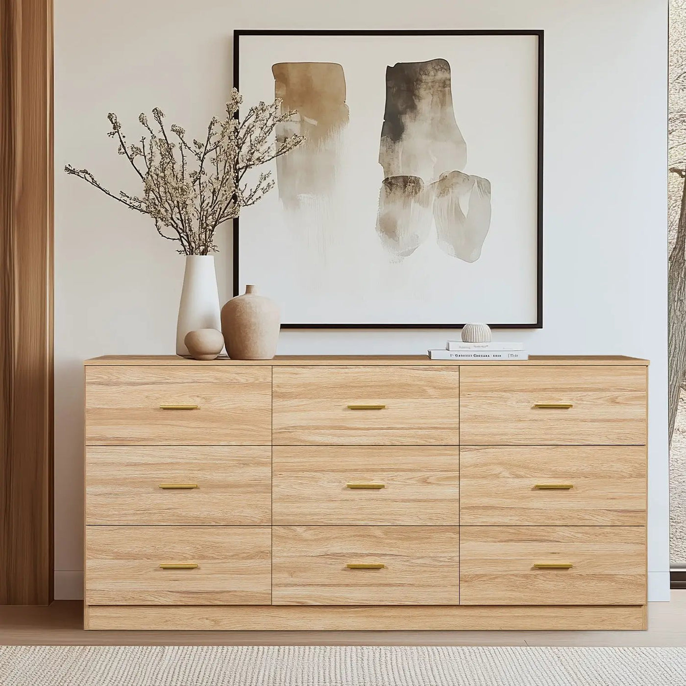 9 Drawer Dresser, Ample Storage For Bedroom by HouseOfZazla