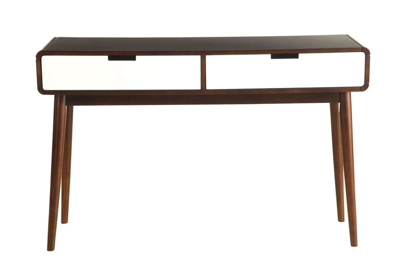 Christa - Sofa Table - White / Espresso by HouseOfZazla