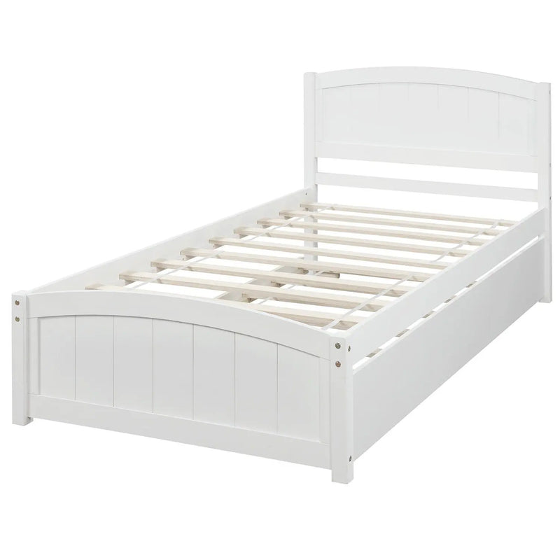 Platform Bed & Headboard, Footboard And Wood Slat Support by HouseOfZazla