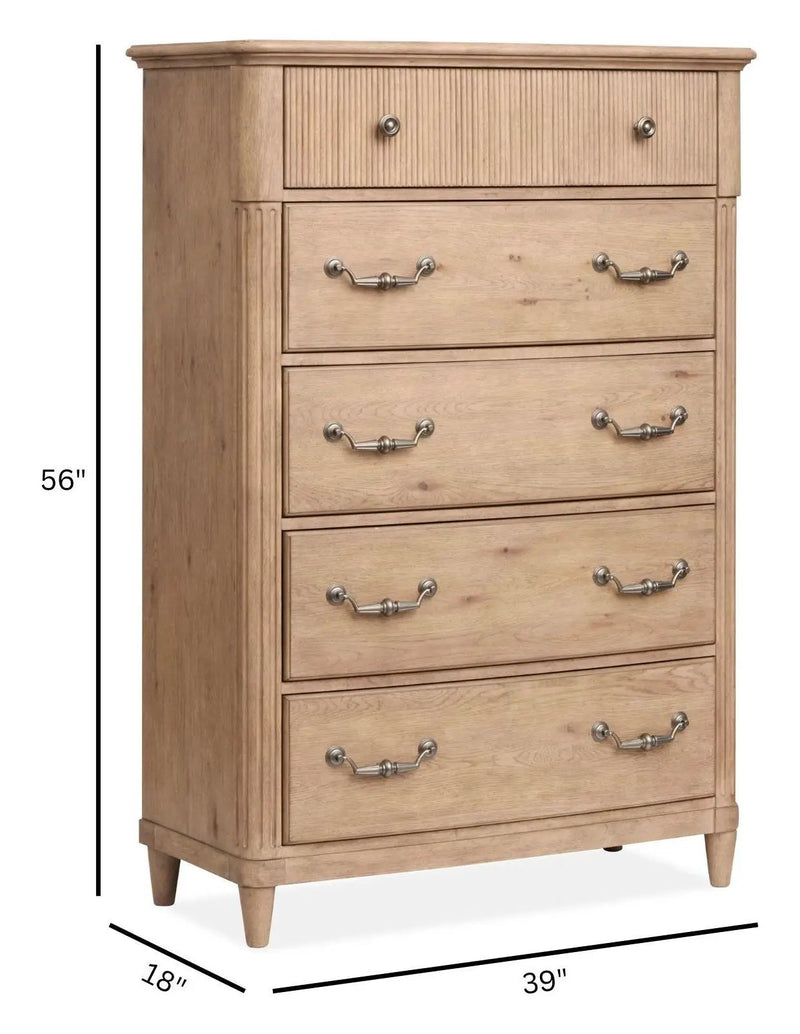 Harmony Heights - Drawer Chest - Belgium Wheat, photo 5 of 7