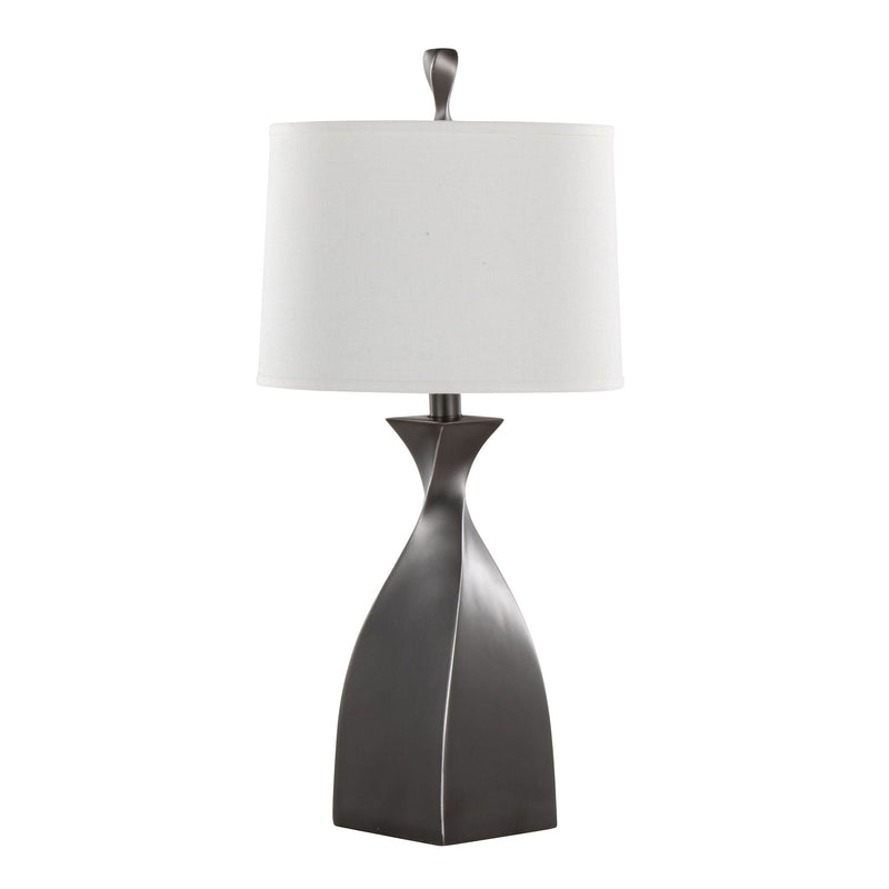 Curvo - Contemporary Polyresin Table Lamp (Set of 2) by HouseOfZazla