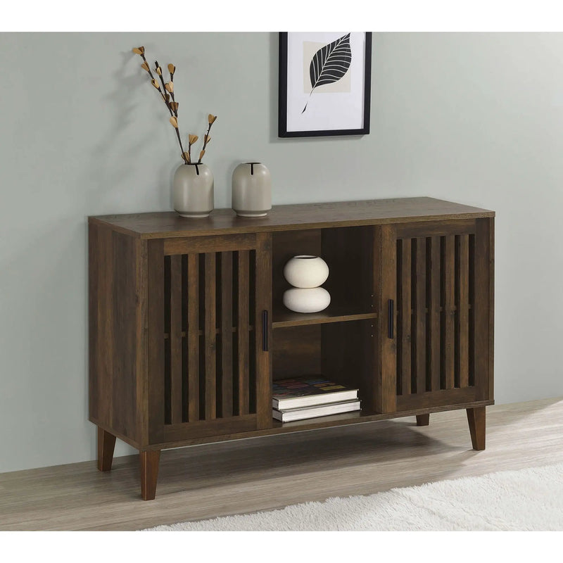 Brommer - 2 Door Accent Cabinet - Brown by HouseOfZazla