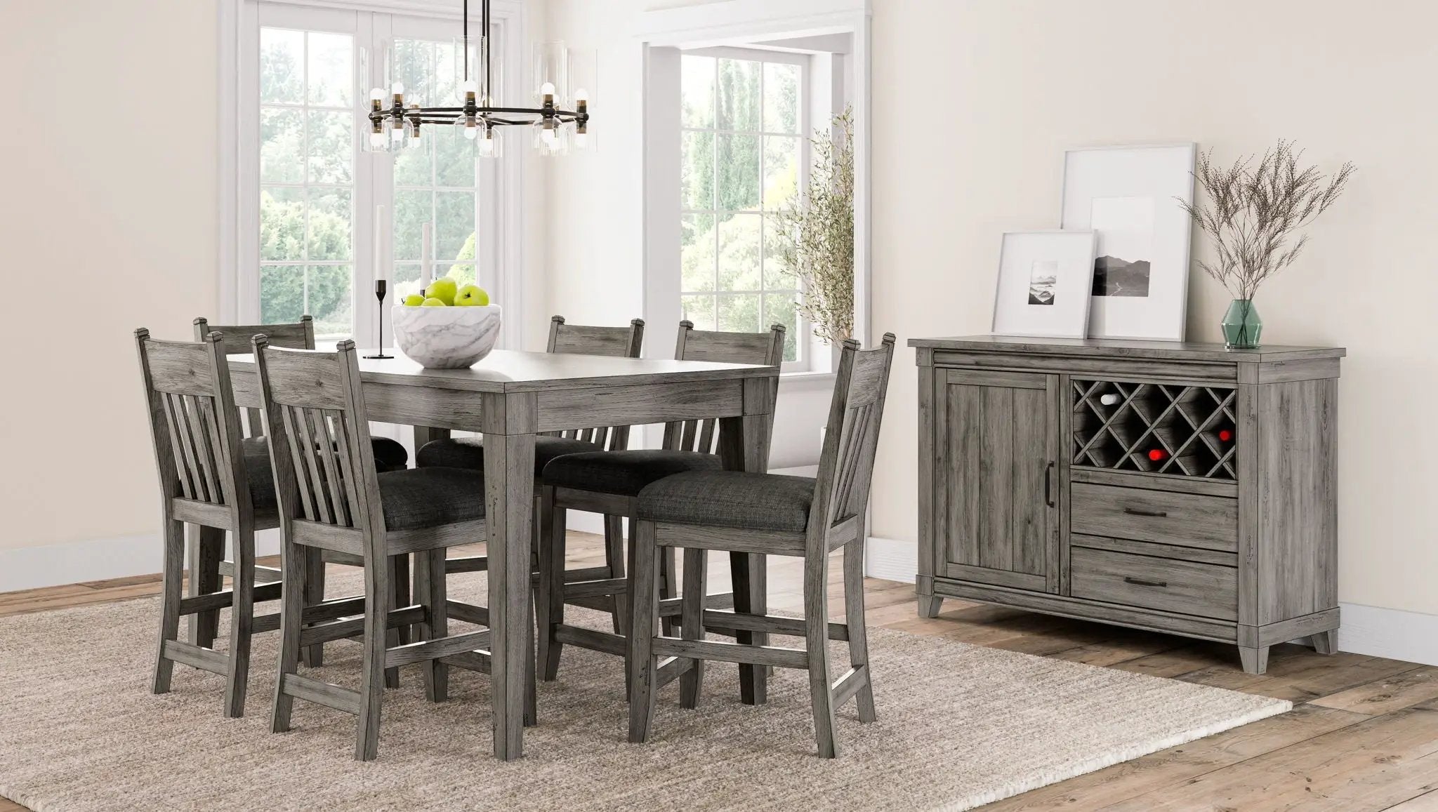 Counter Stool (Set of 2) - Gray