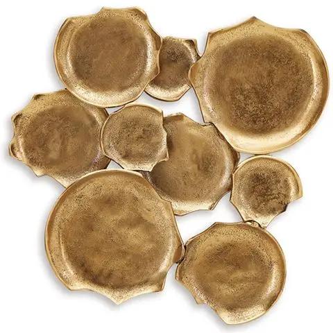 Gageton - Wall Decor - Antique Gold Finish by Unique Piece Furniture