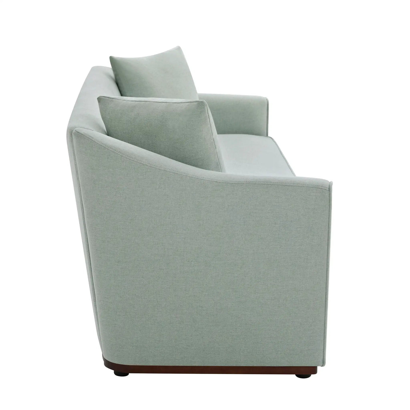 3 Seater Sofa With Wrap Around Armrests And Throw Pillows by HouseOfZazla