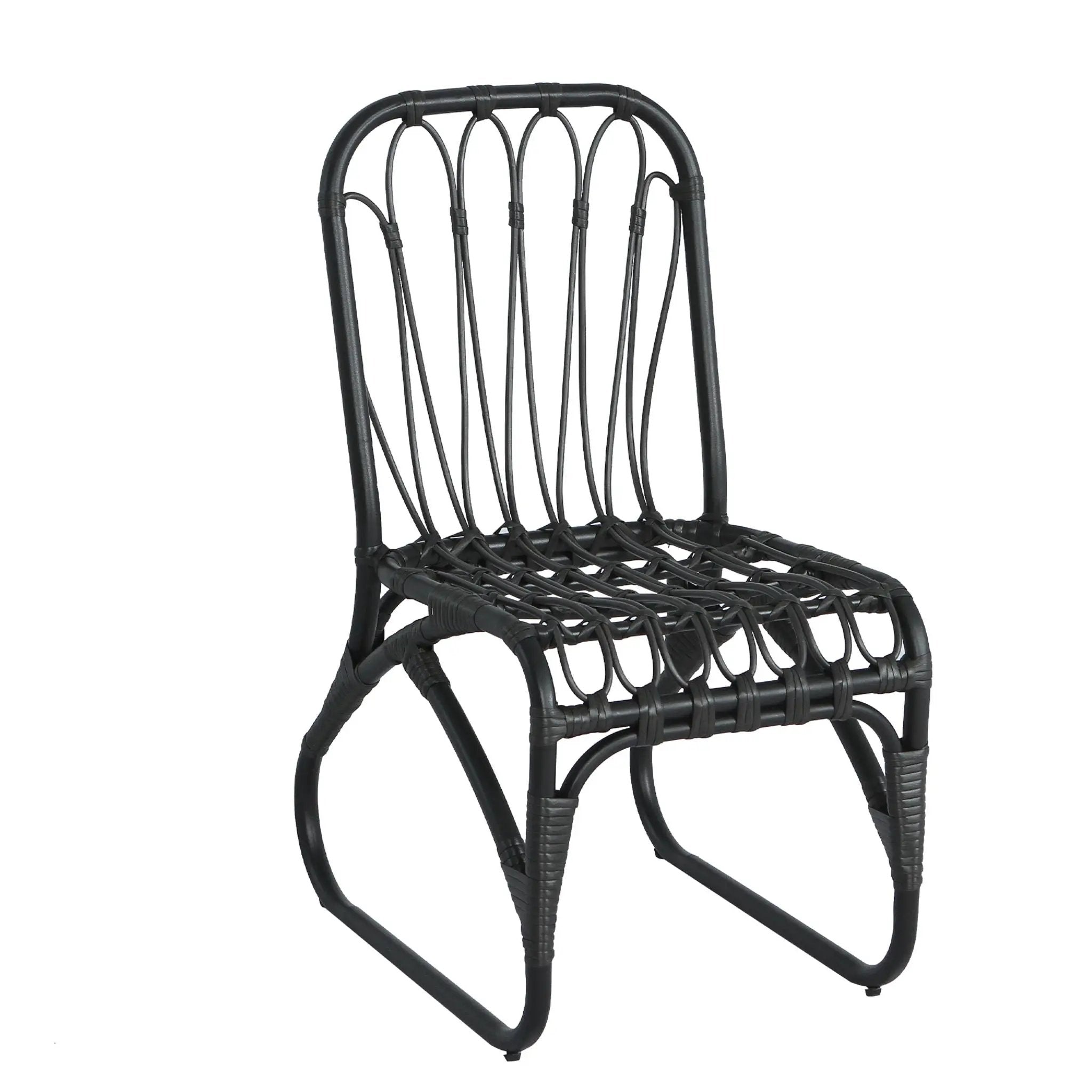 Outdoor Wicker Dining Chairs With Washable Cushions (Set of 2) by HouseOfZazla