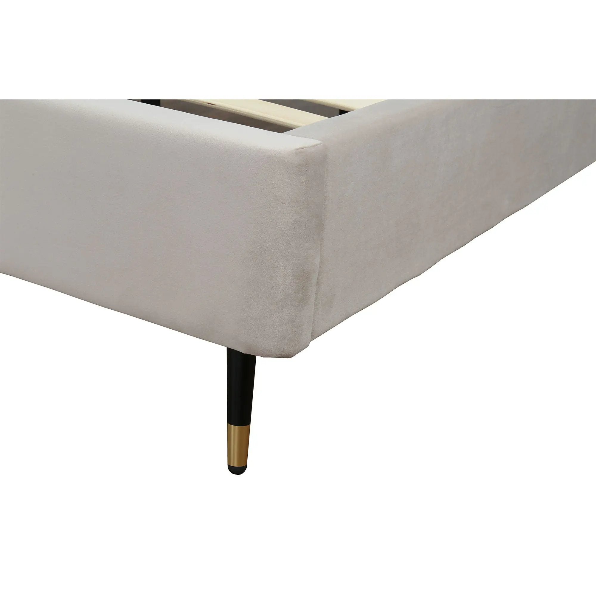 Crosby - Bed With Upholstered Headboard And Slats