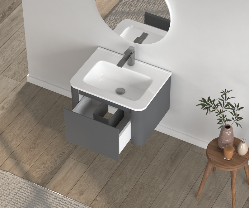 24" Wall-Mounted Bathroom Vanity by HouseOfZazla