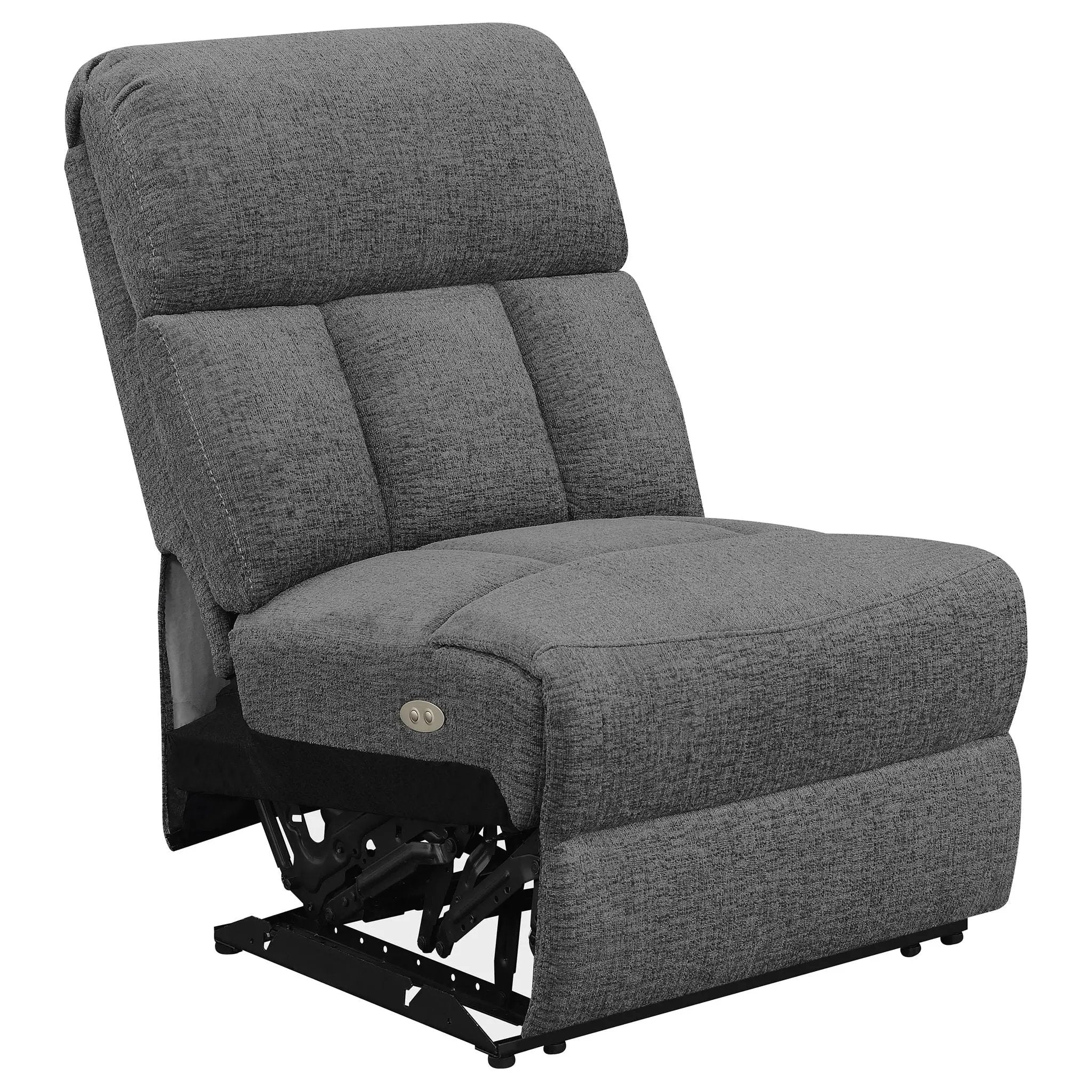 Bahrain 5-piece Power Home Theater Seating Charcoal by Unique Piece Furniture