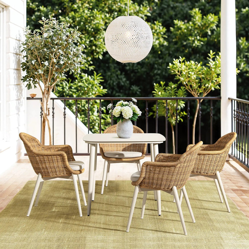 Santorini 33.5" Square Outdoor Patio Table by HouseOfZazla