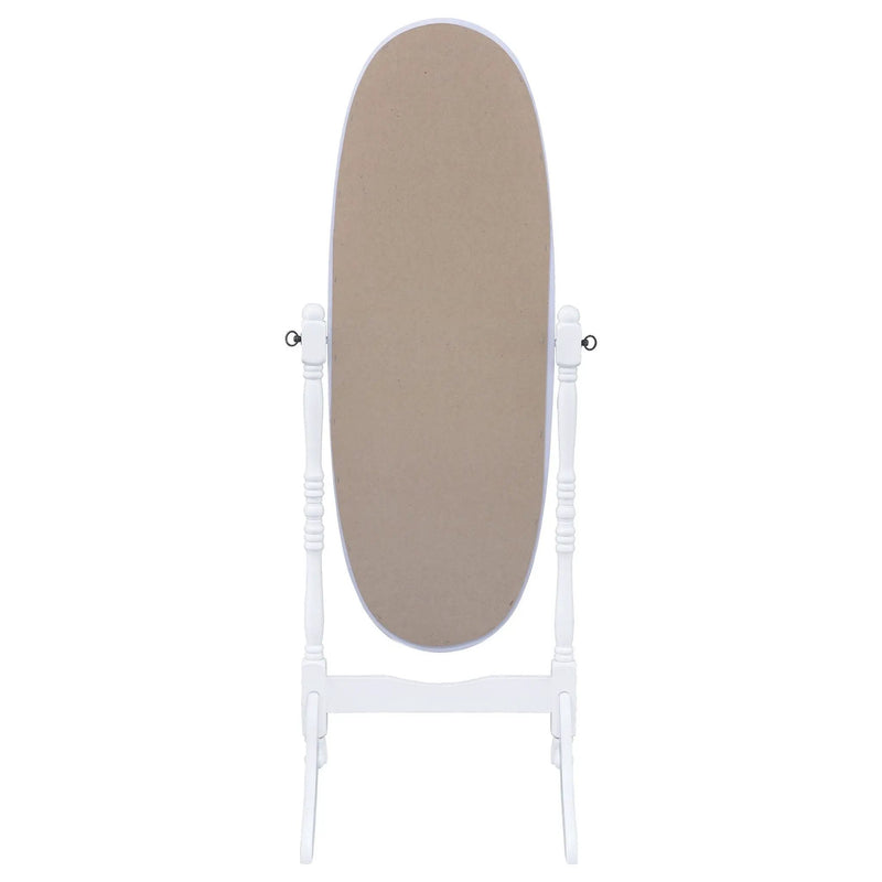Foyet Wood Adjustable Full Length Cheval Mirror White by Unique Piece Furniture