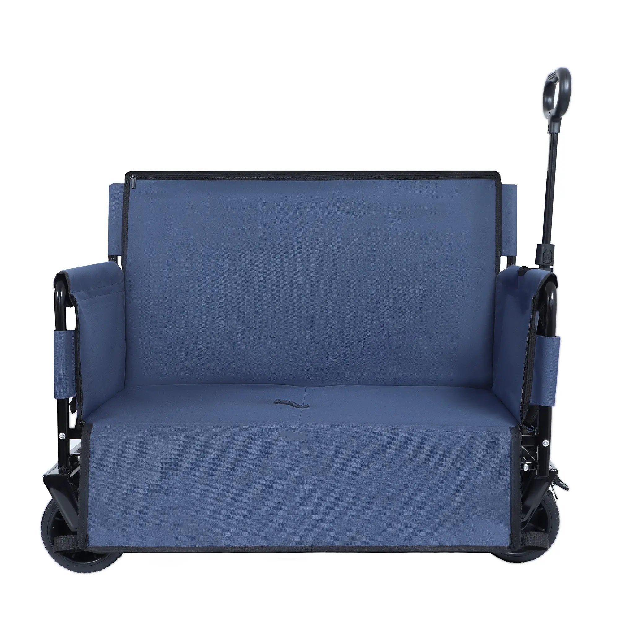 3-in-1 Convertible Folding Wagon Cart with Bench Seat & Storage by HouseOfZazla