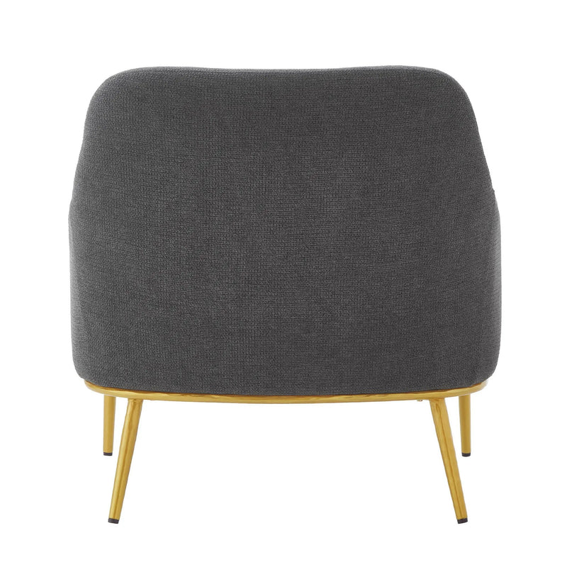Modern Elegance Accent Chair With Curved Backrest by HouseOfZazla