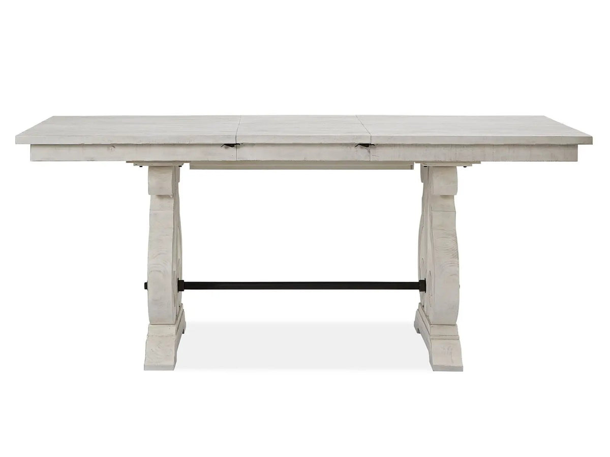 Bronwyn - Rectangular Counter Dining Table - Alabaster, photo 4 of 7